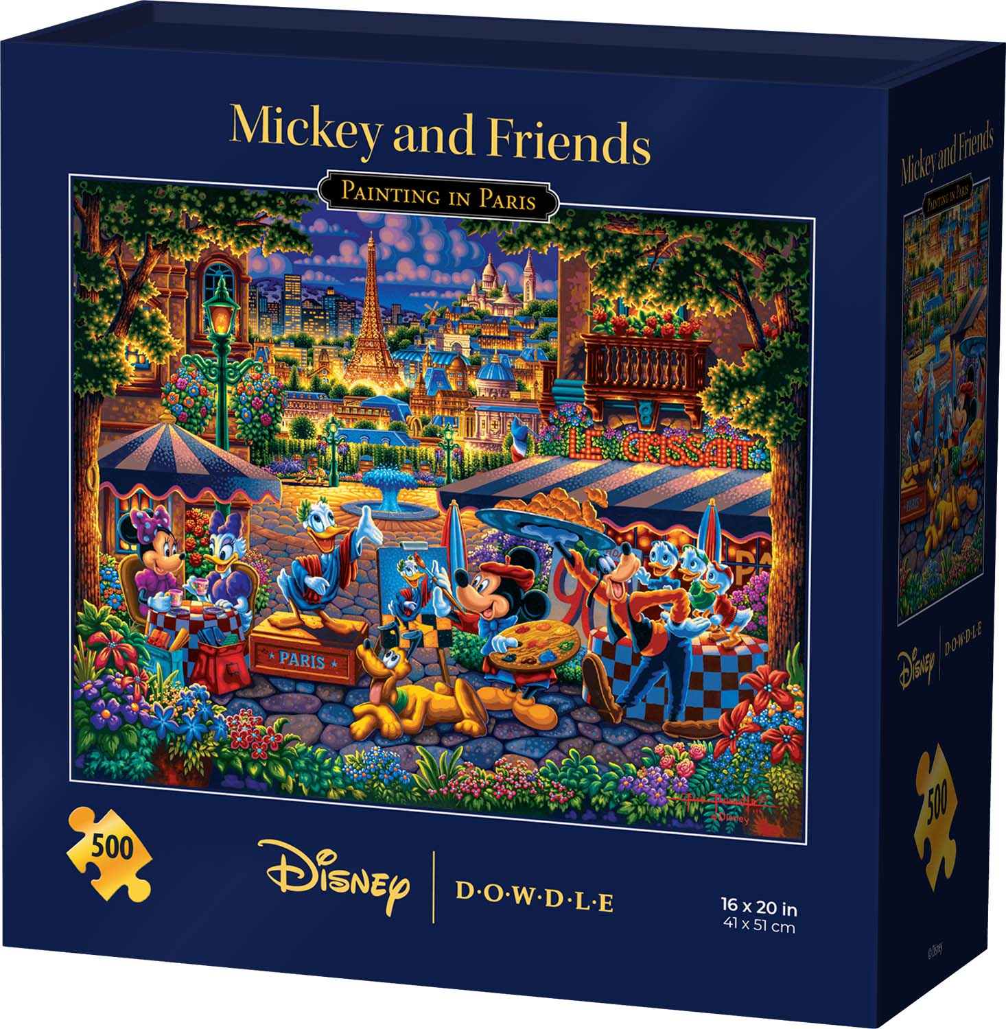 Mickey & Friends Painting in Paris Disney Jigsaw Puzzle