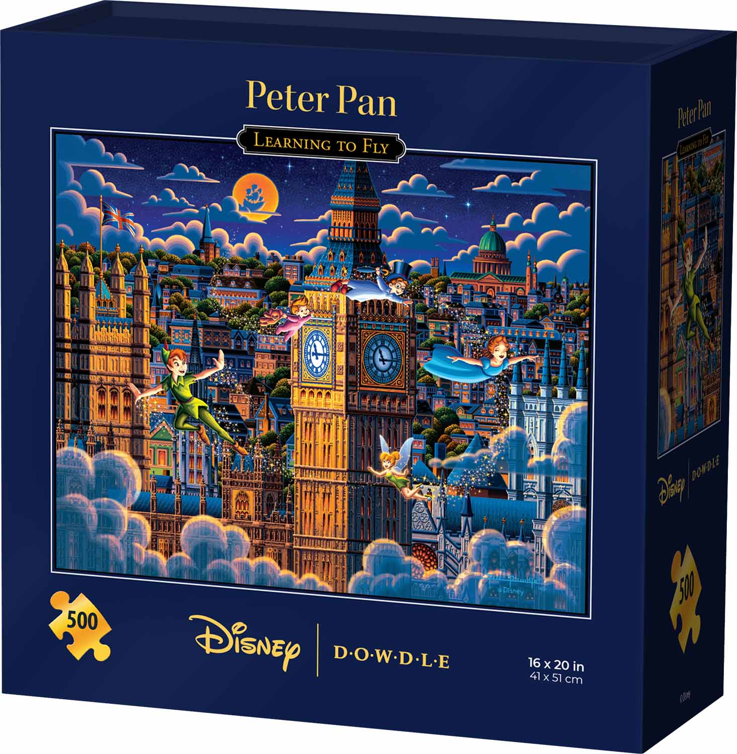 Peter Pan Learning to Fly Disney Jigsaw Puzzle