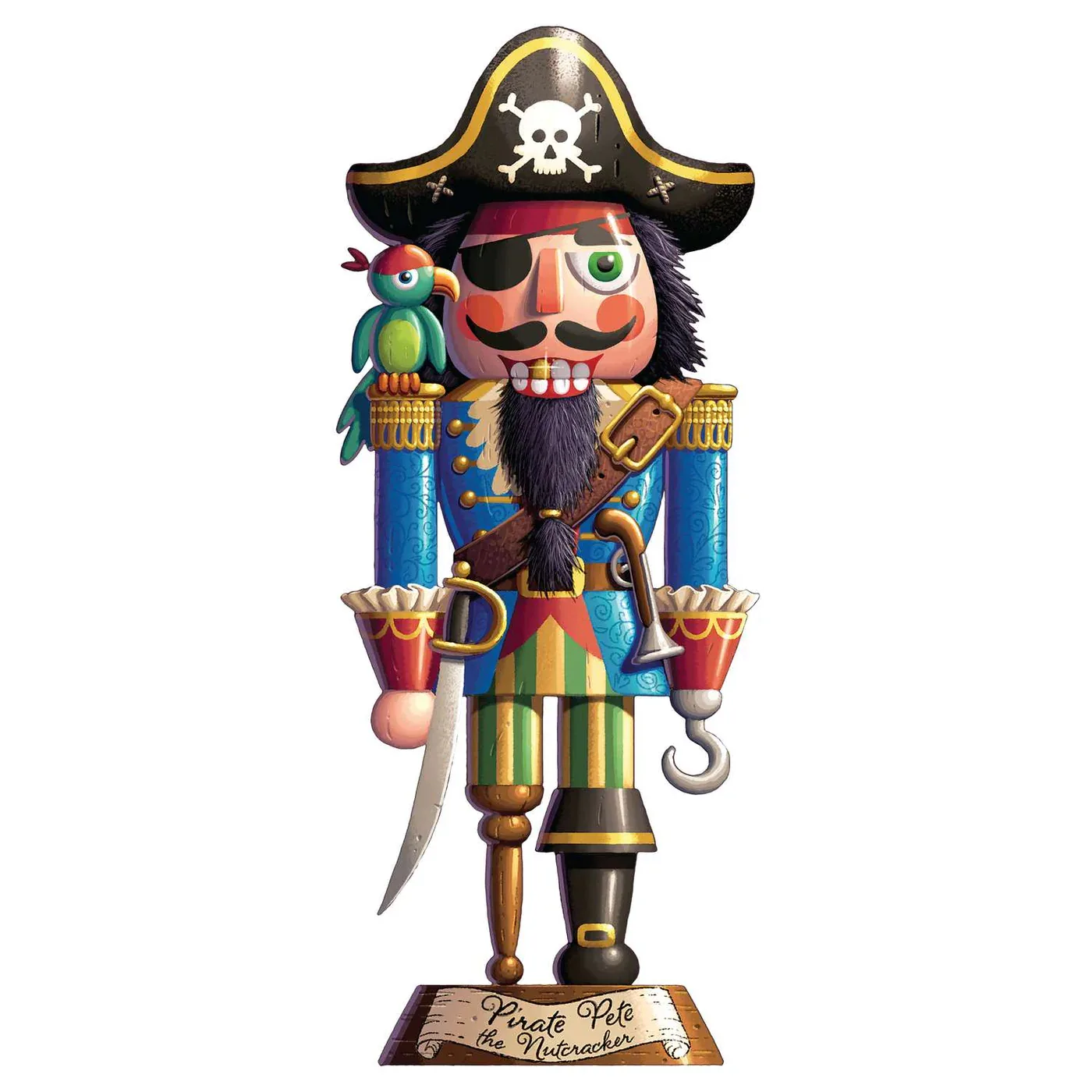 Pirate Pete Nutcracker - Wood Puzzle