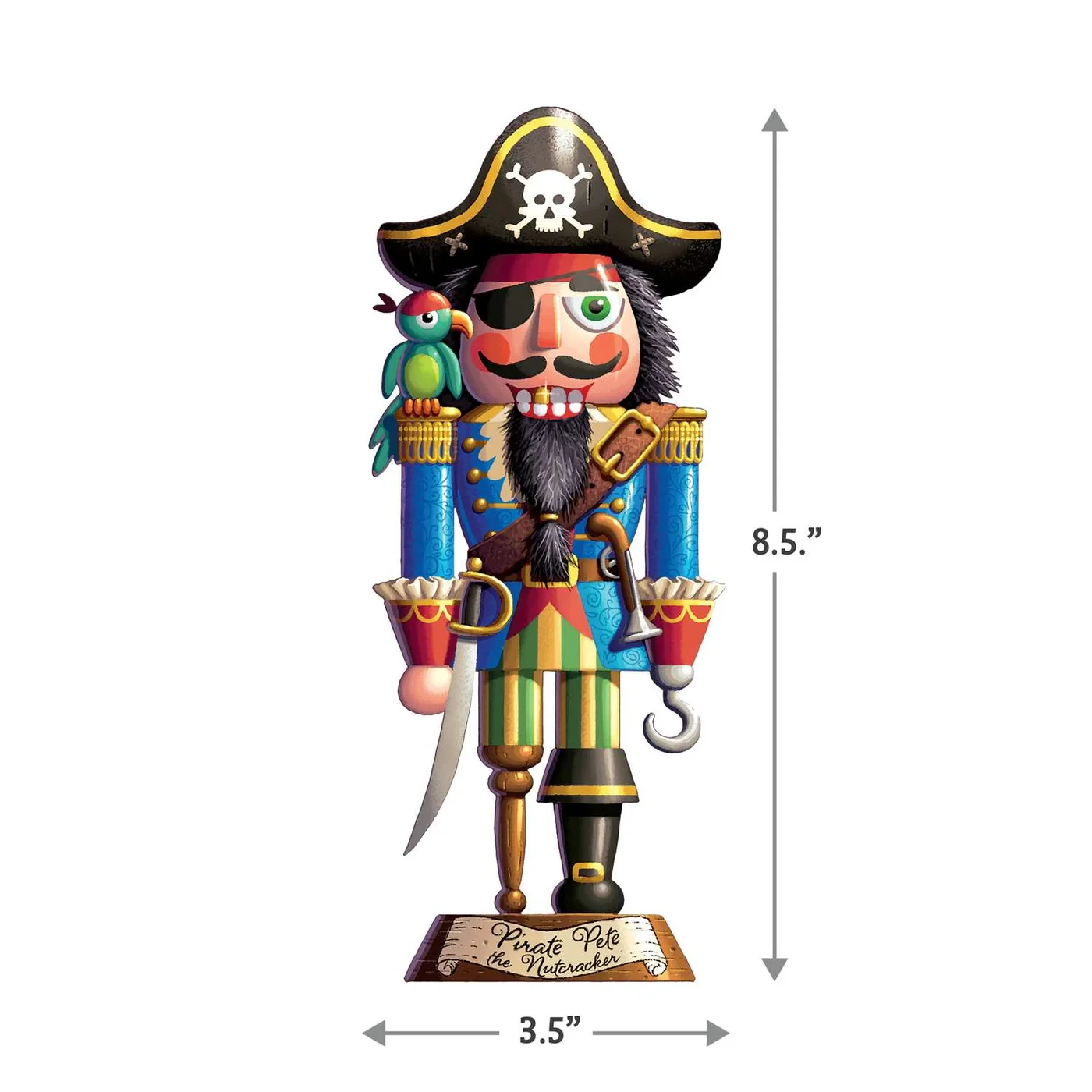 Pirate Pete Nutcracker - Wood Puzzle