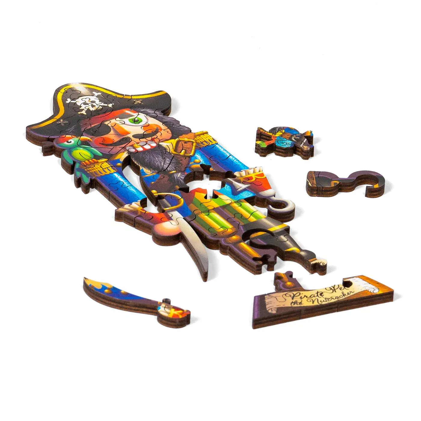 Pirate Pete Nutcracker - Wood Puzzle