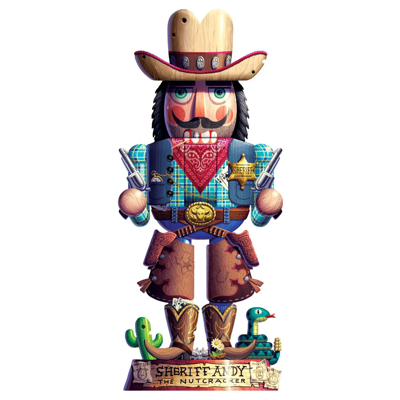 Sheriff Andy Nutcracker - Wood Puzzle