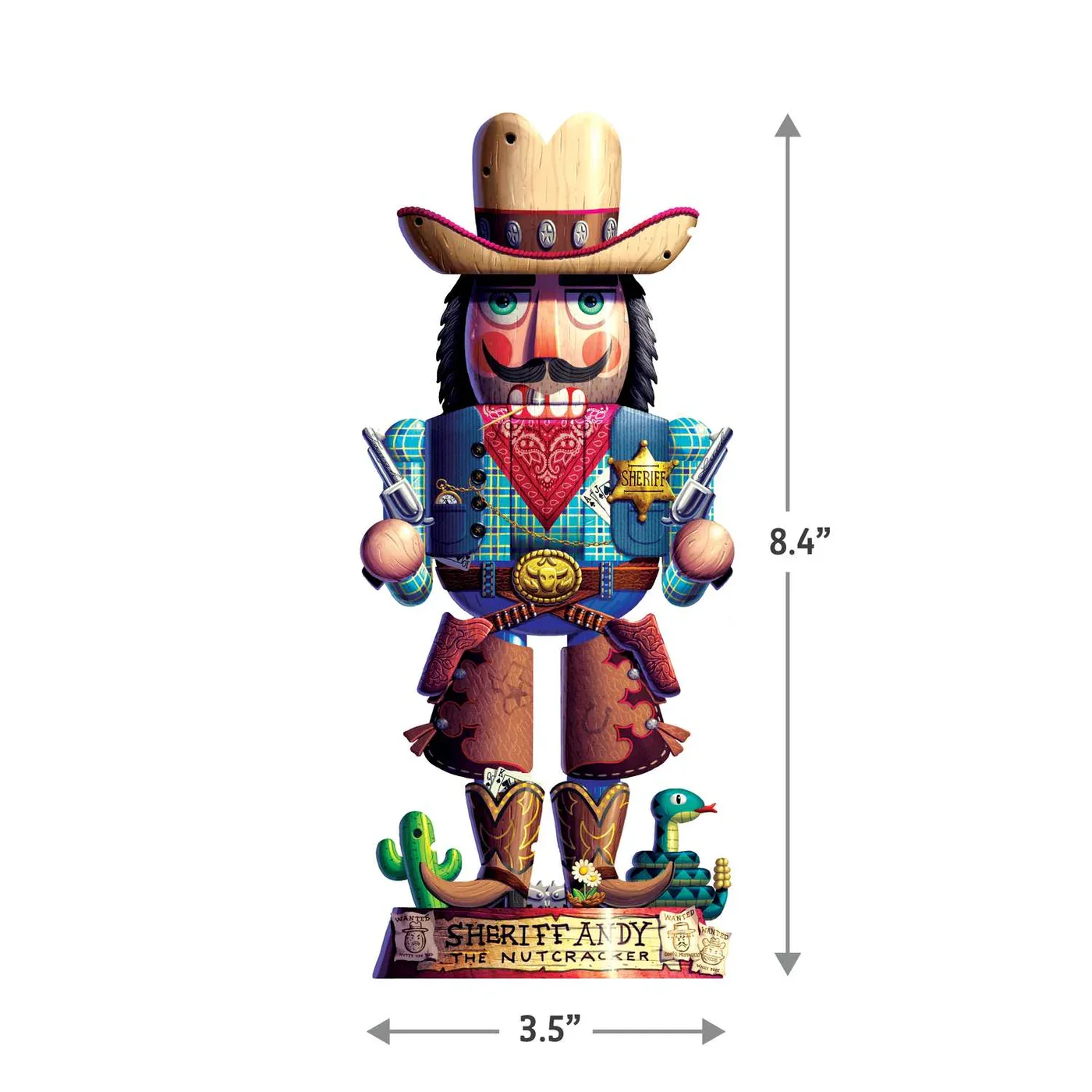 Sheriff Andy Nutcracker - Wood Puzzle