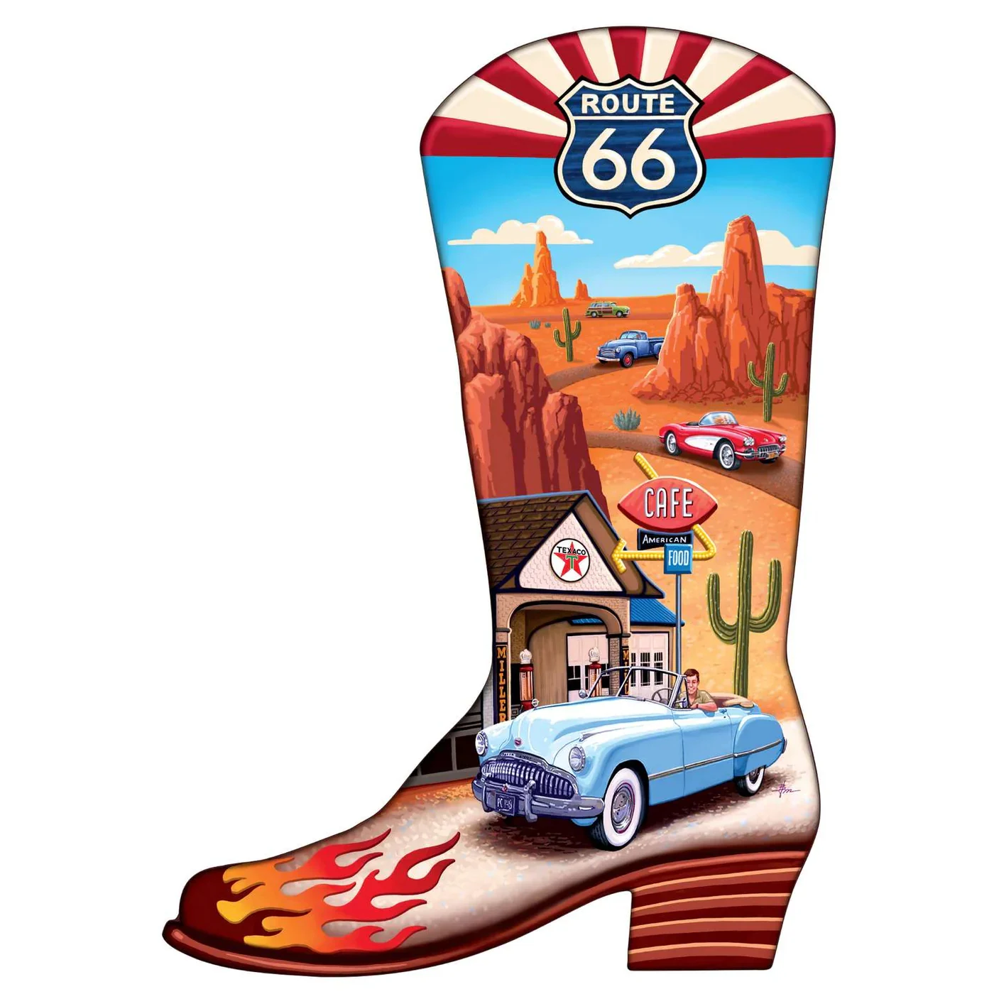 Boot 66 - Wood Puzzle