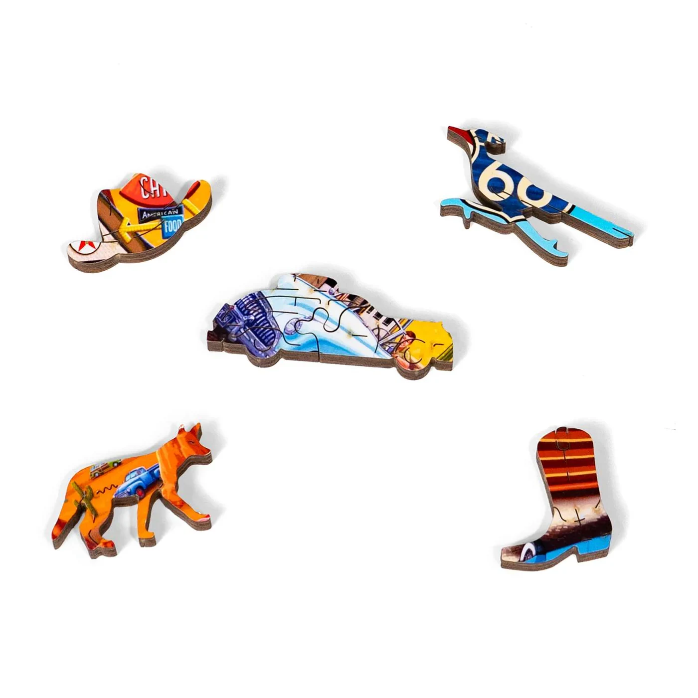 Boot 66 - Wood Puzzle