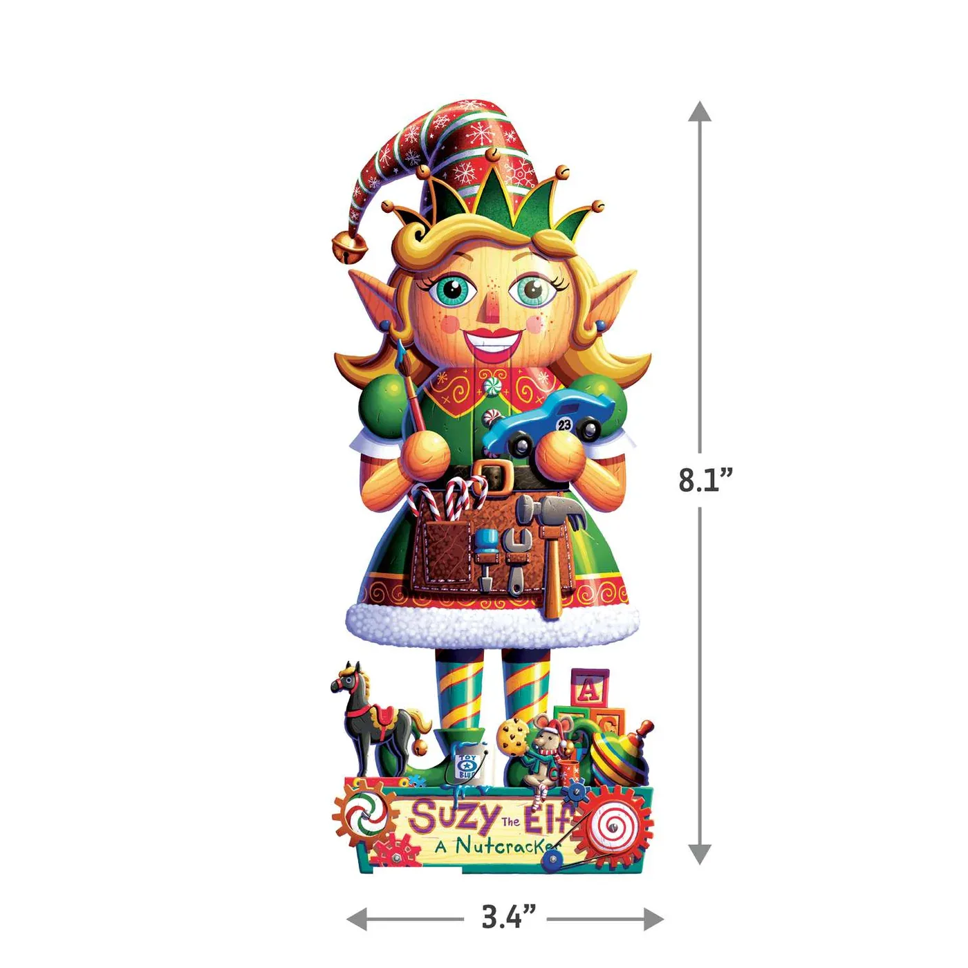 Suzy the Elf Nutcracker - Wood Puzzle