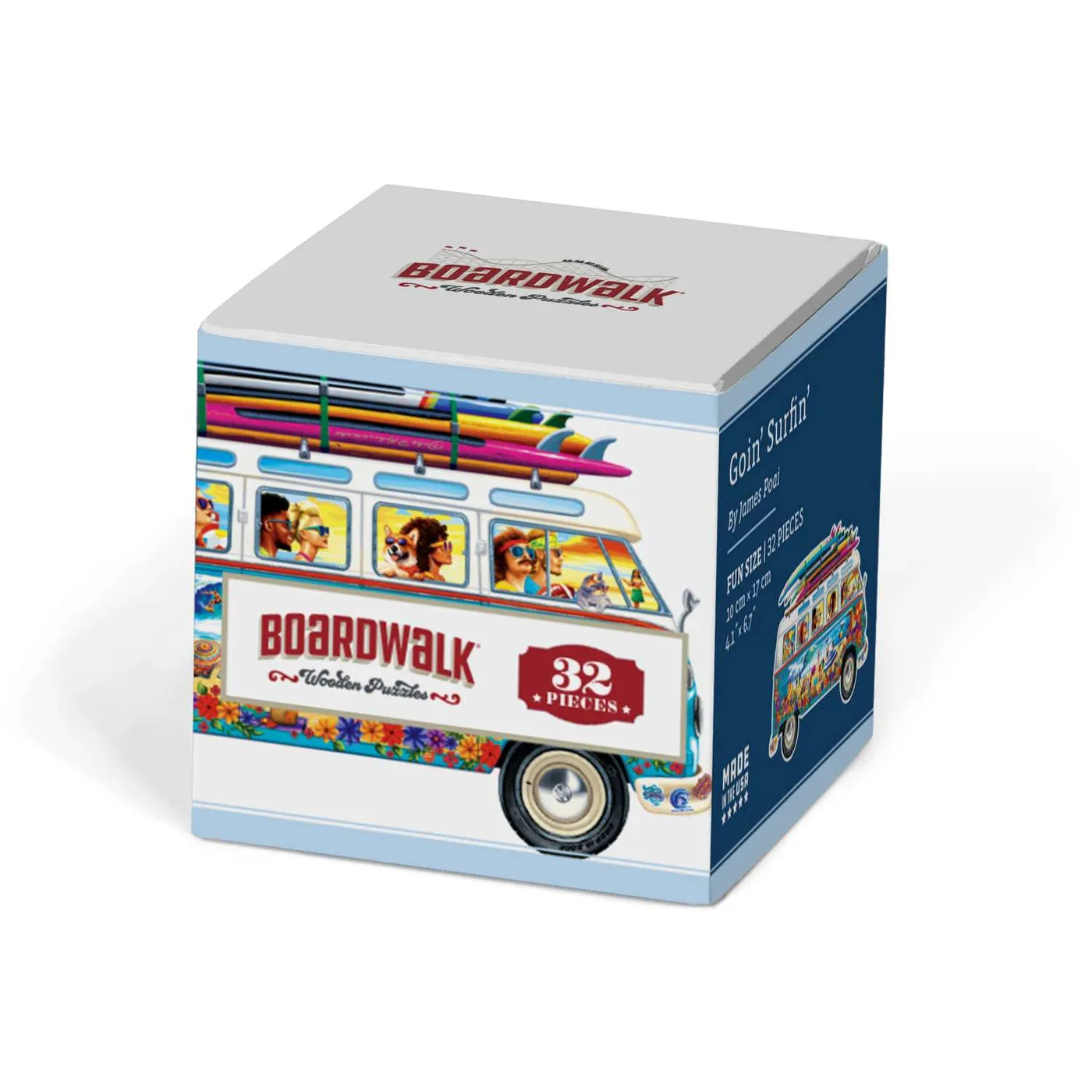 Goin' Surfin' - Wood Puzzle