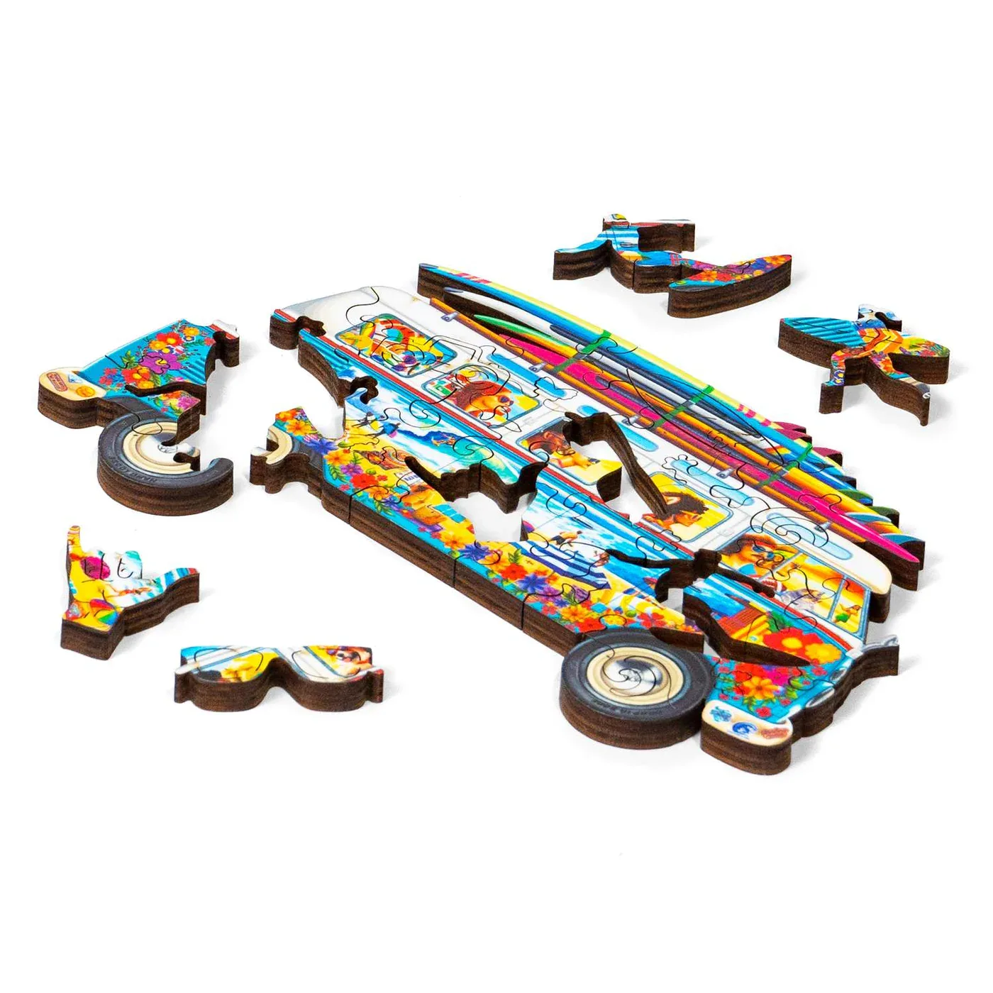 Goin' Surfin' - Wood Puzzle