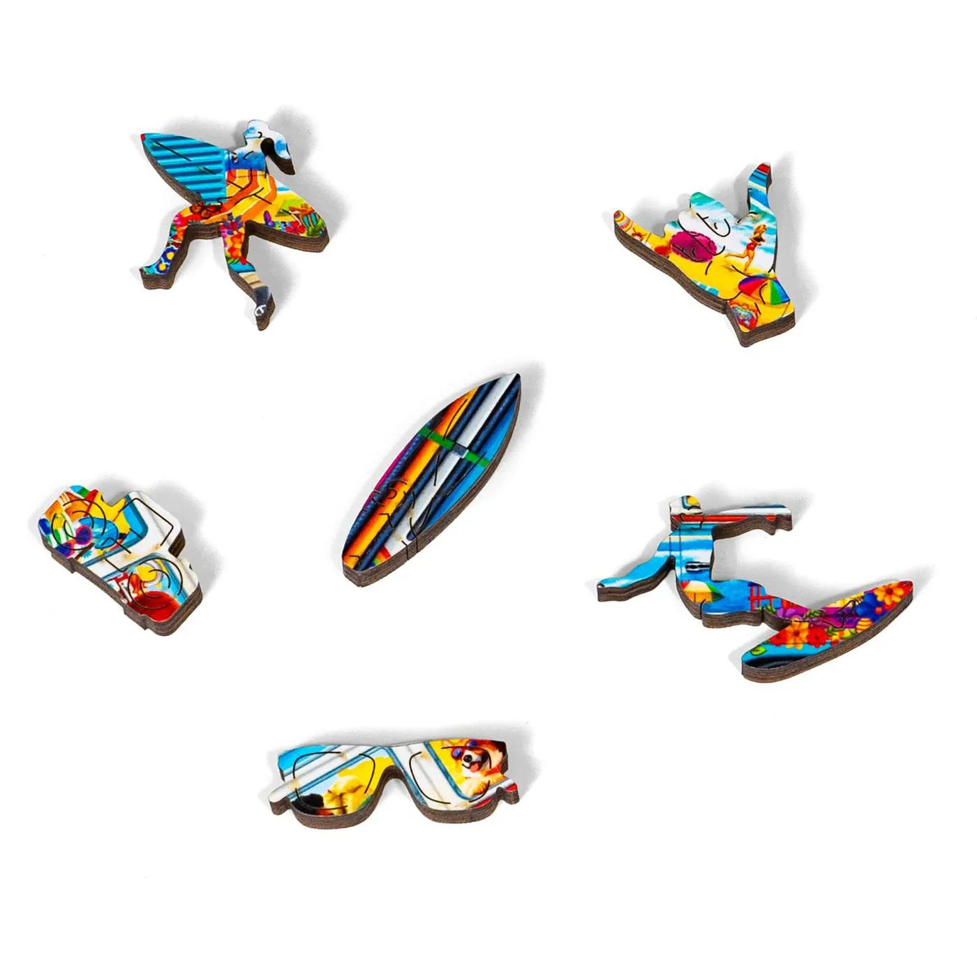 Goin' Surfin' - Wood Puzzle