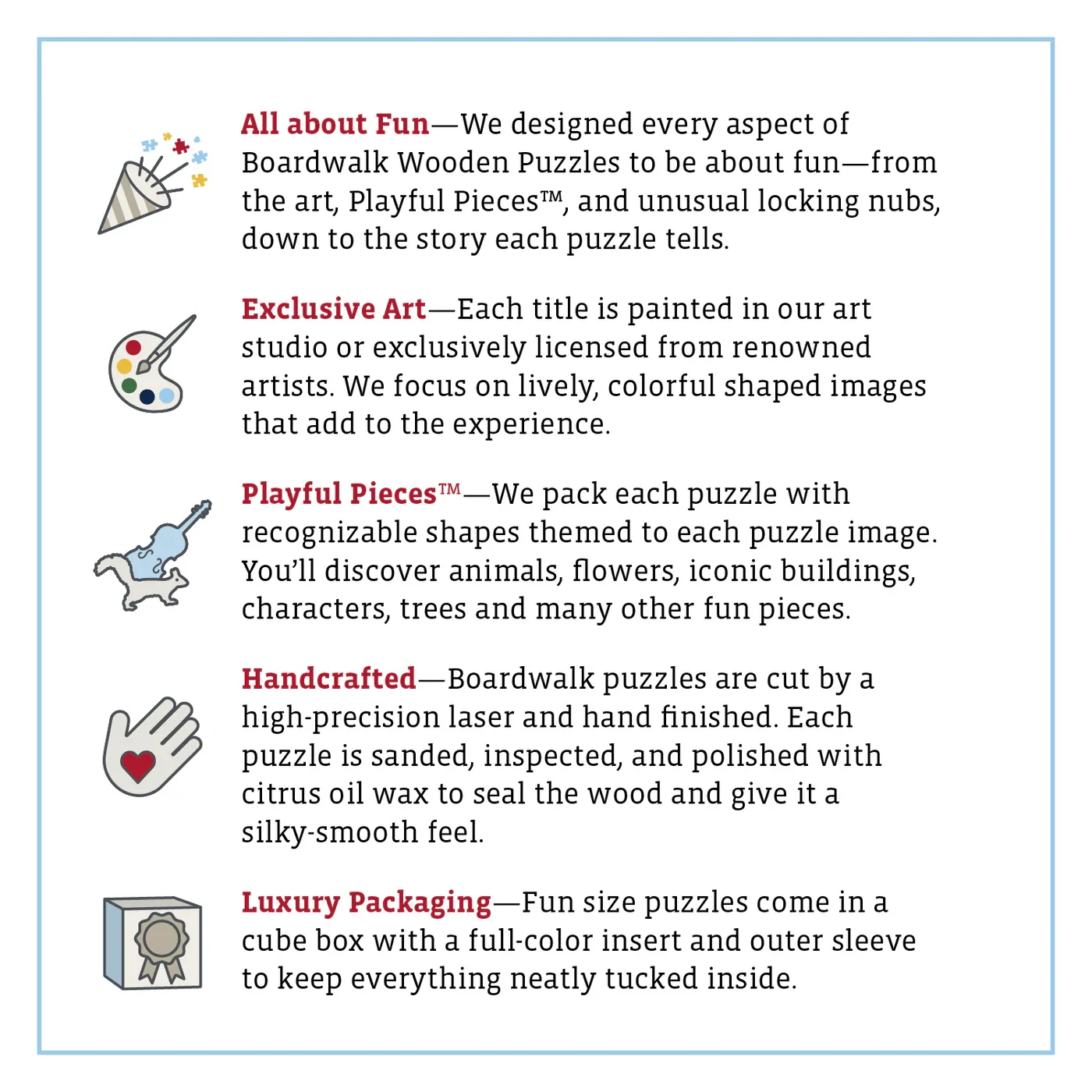 Goin' Surfin' - Wood Puzzle