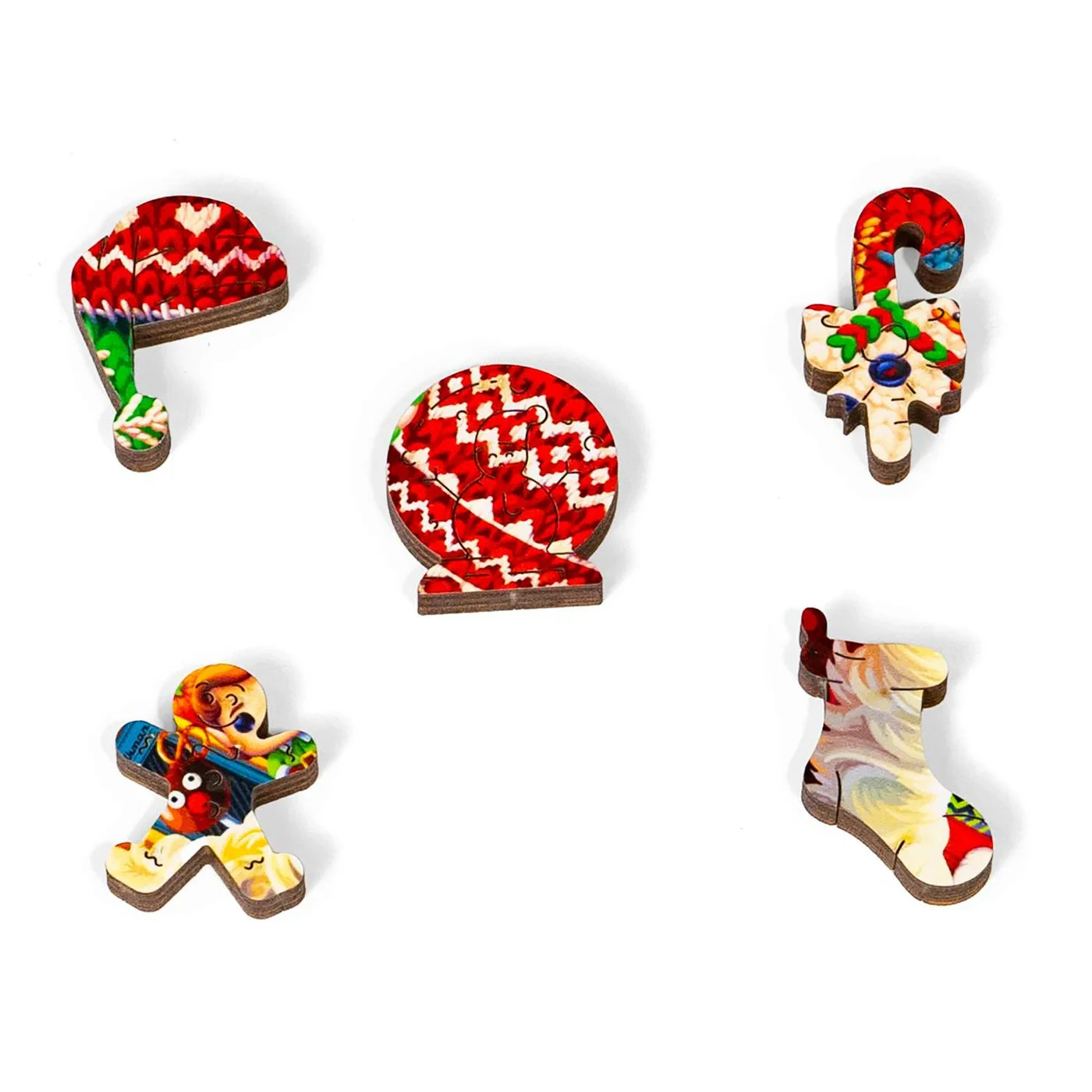 Christmas Stocking - Wood Puzzle