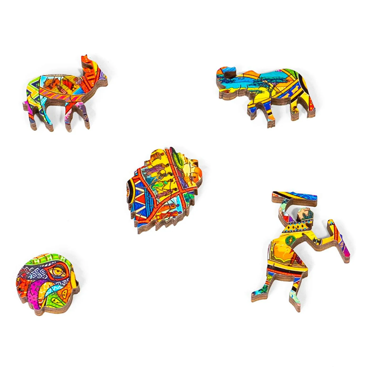 African Elephant - Wood Puzzle