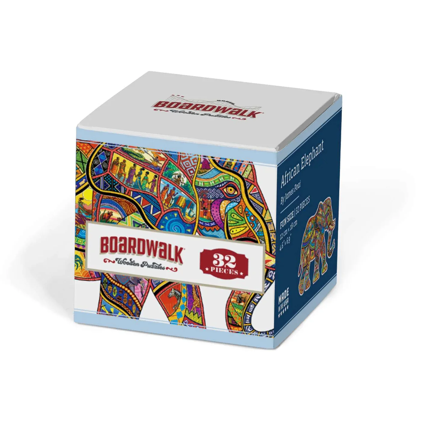 African Elephant - Wood Puzzle