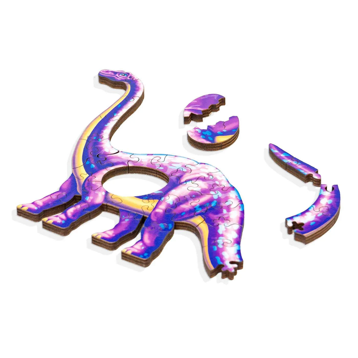 Brontosaurus - Wood Puzzle