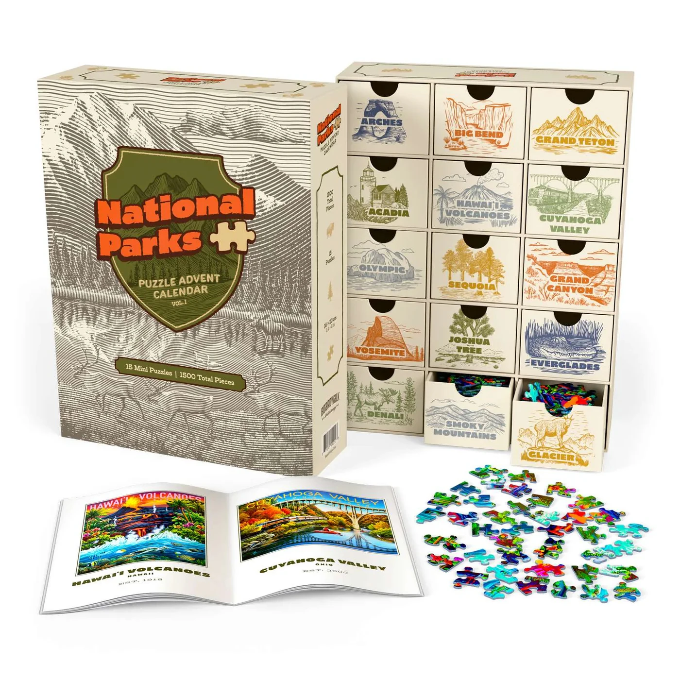 National Parks Advent Puzzle Collection Christmas