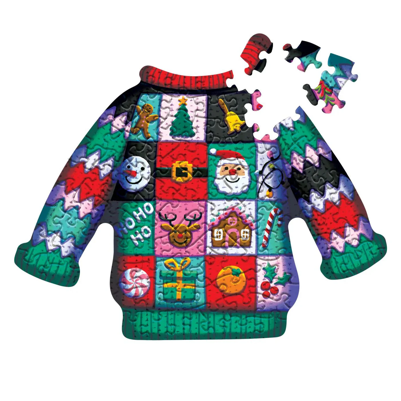 Ugly Sweater Christmas Countdown - 15 Puzzles