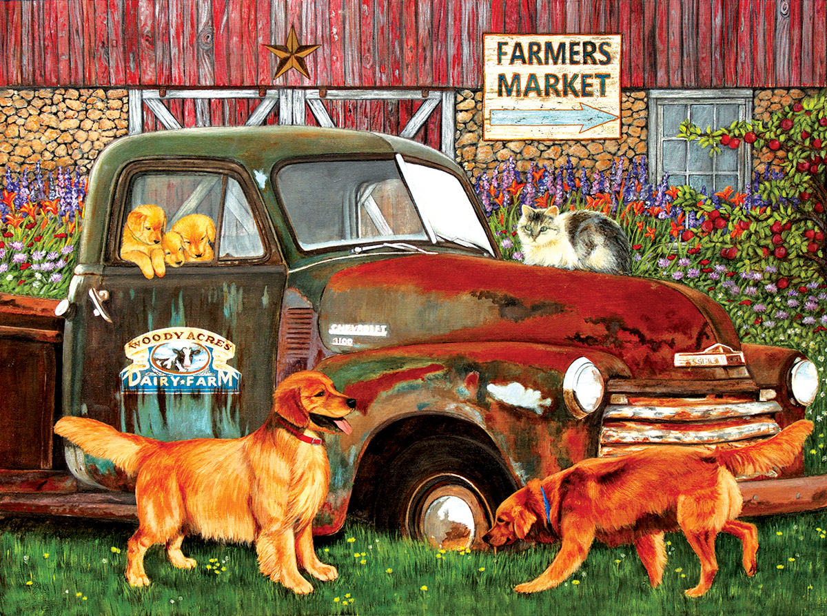 Woody Acres Countryside Jigsaw Puzzle