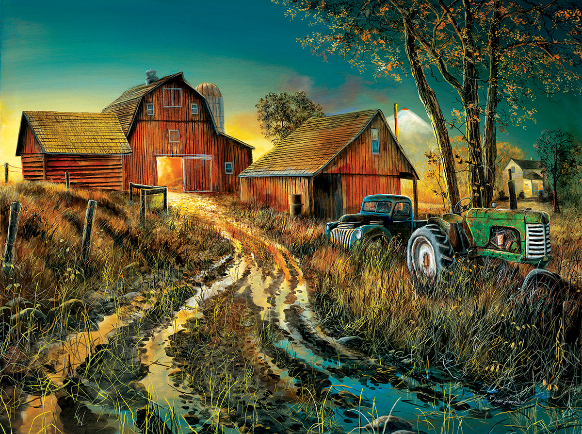 Diamonds in the Rough Countryside Jigsaw Puzzle