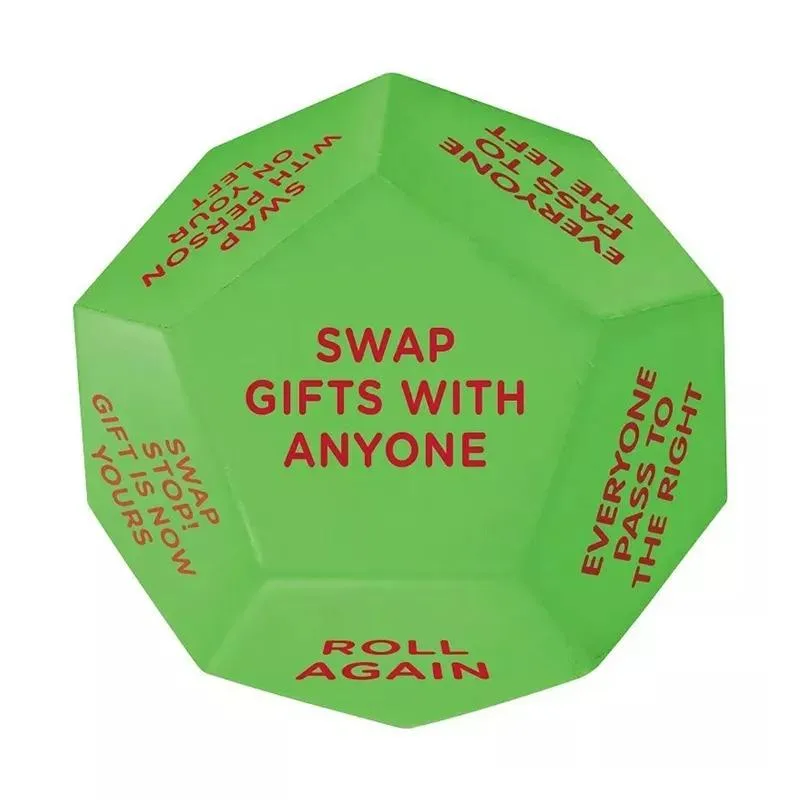 Santa Swap Gift Exchange Oversized Dice (Packaged)