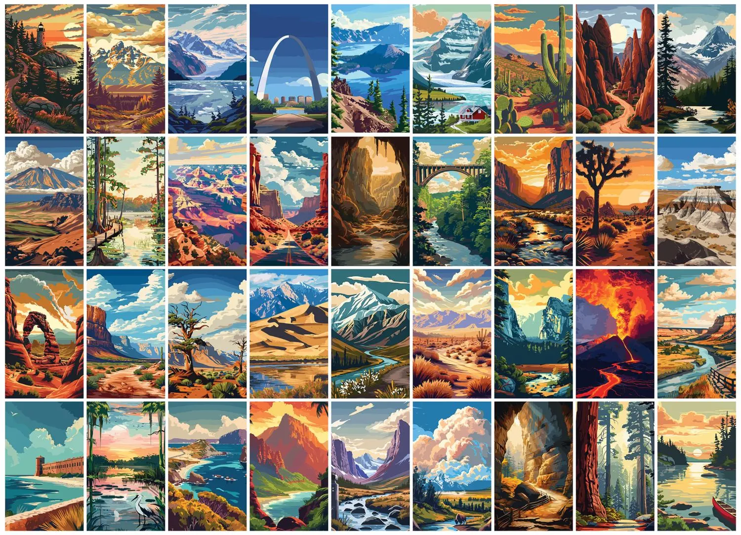 Love Our National Parks  Collage