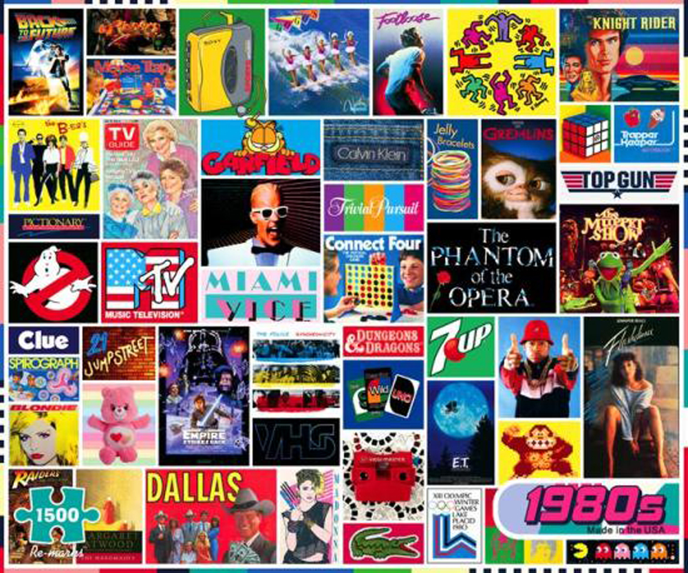 The 1980s Movies & TV Jigsaw Puzzle
