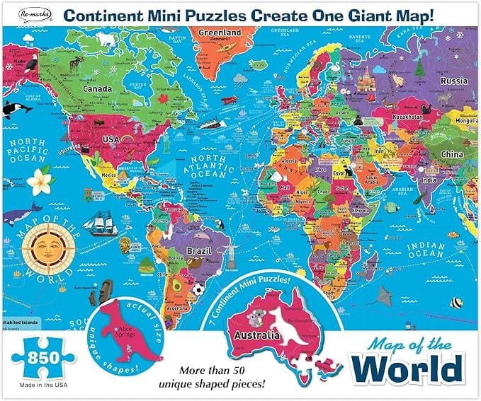 Map of the World Educational