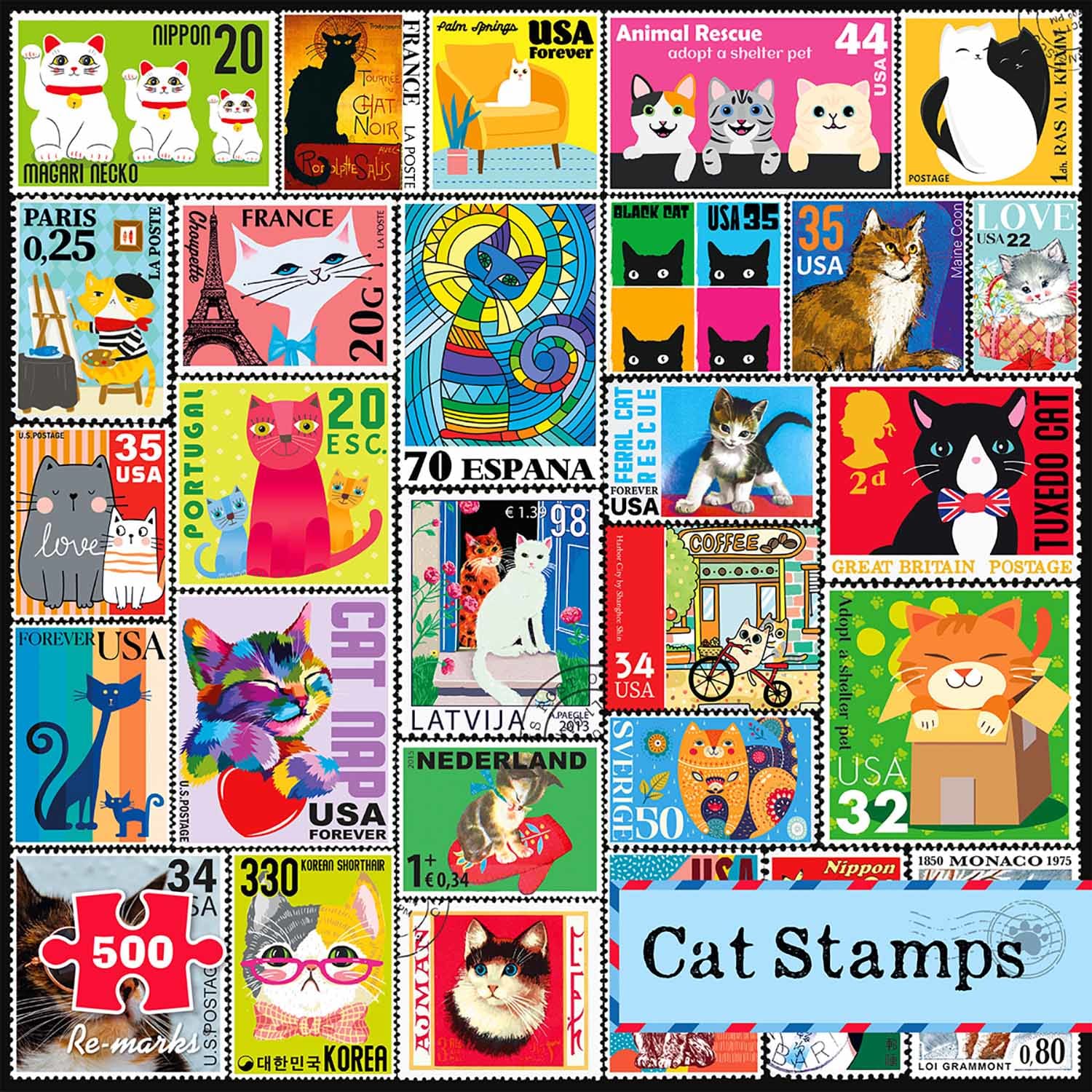 Stamps of Your Favorite Felines