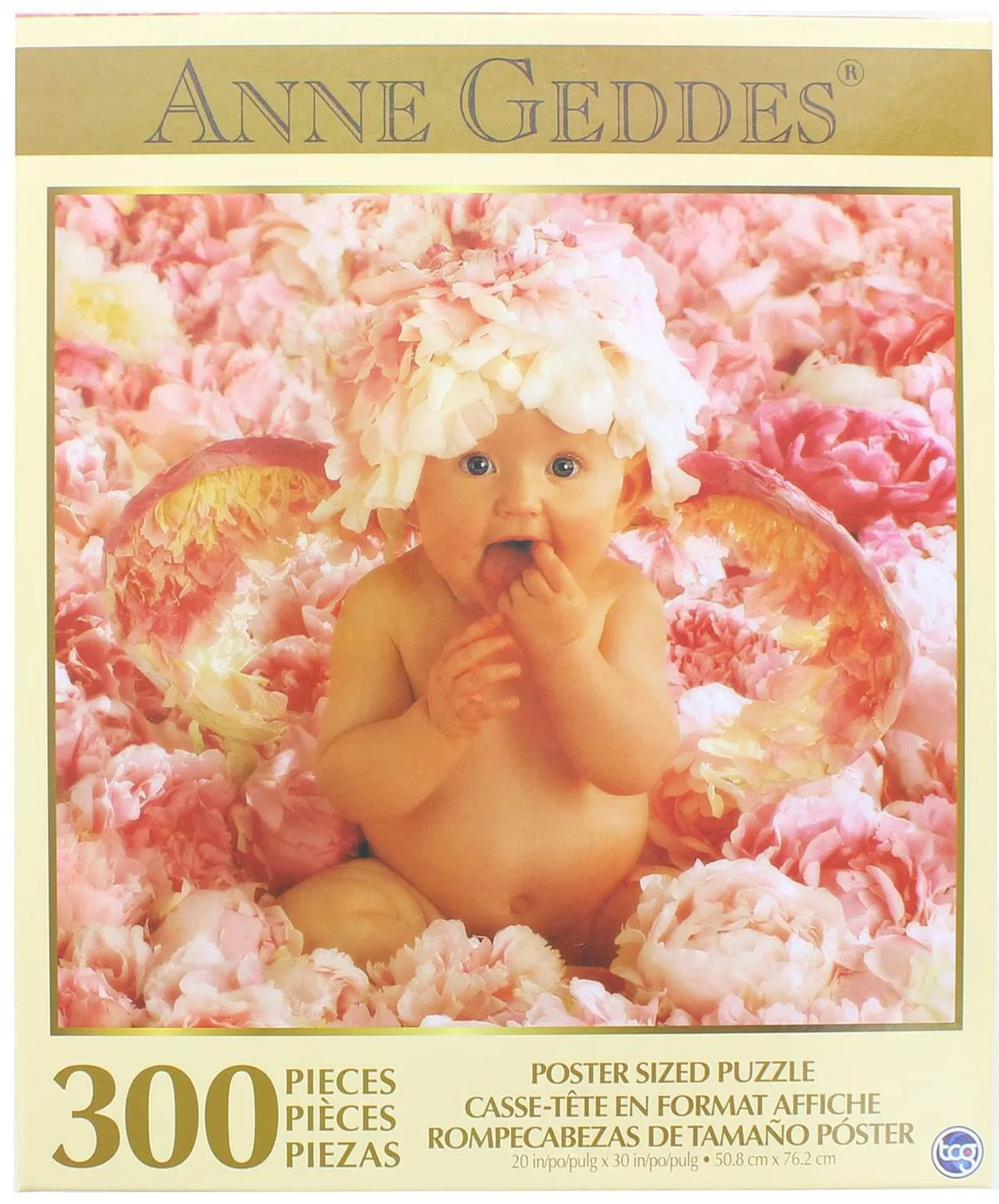 Baby with Pink Flowers Flower & Garden