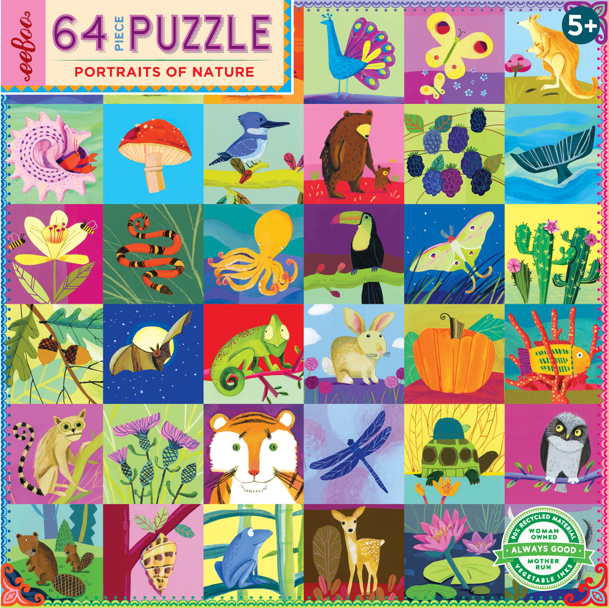 Portraits of Nature Animals Jigsaw Puzzle