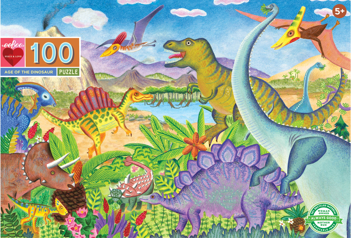 Age of the Dinosaur Dinosaurs Jigsaw Puzzle