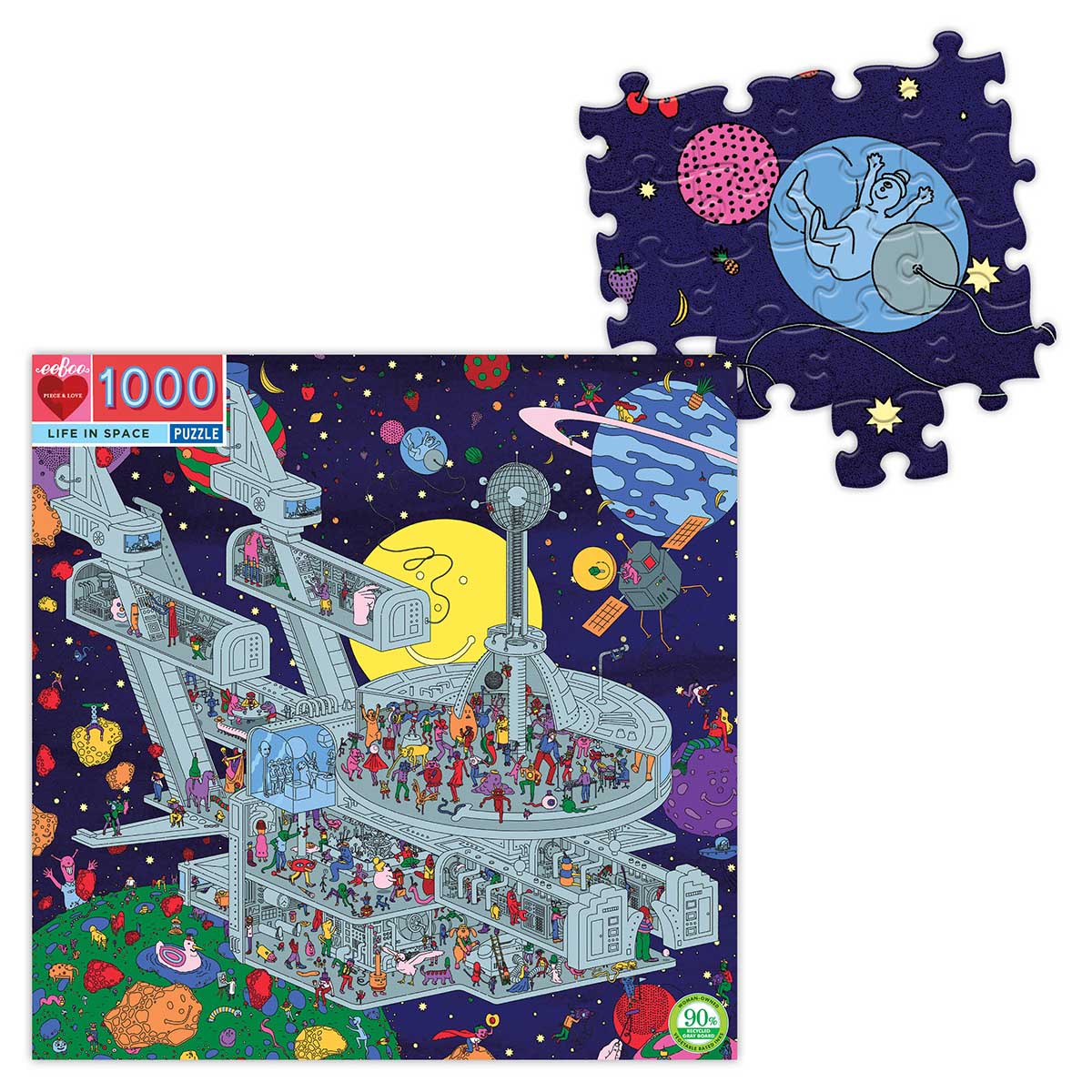 Life in Space Space Jigsaw Puzzle