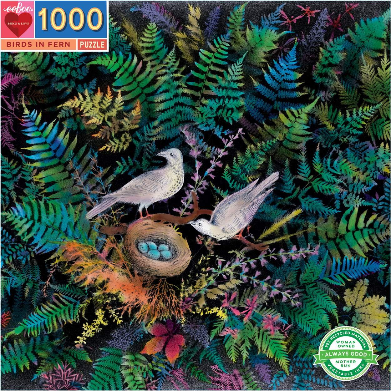 Birds & Ferns Birds Jigsaw Puzzle