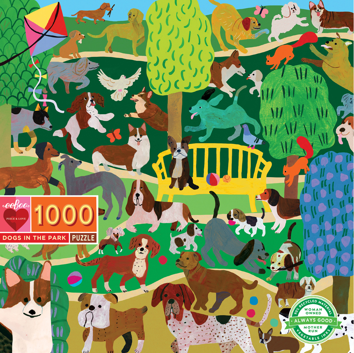 Dogs in the Park Dogs Jigsaw Puzzle