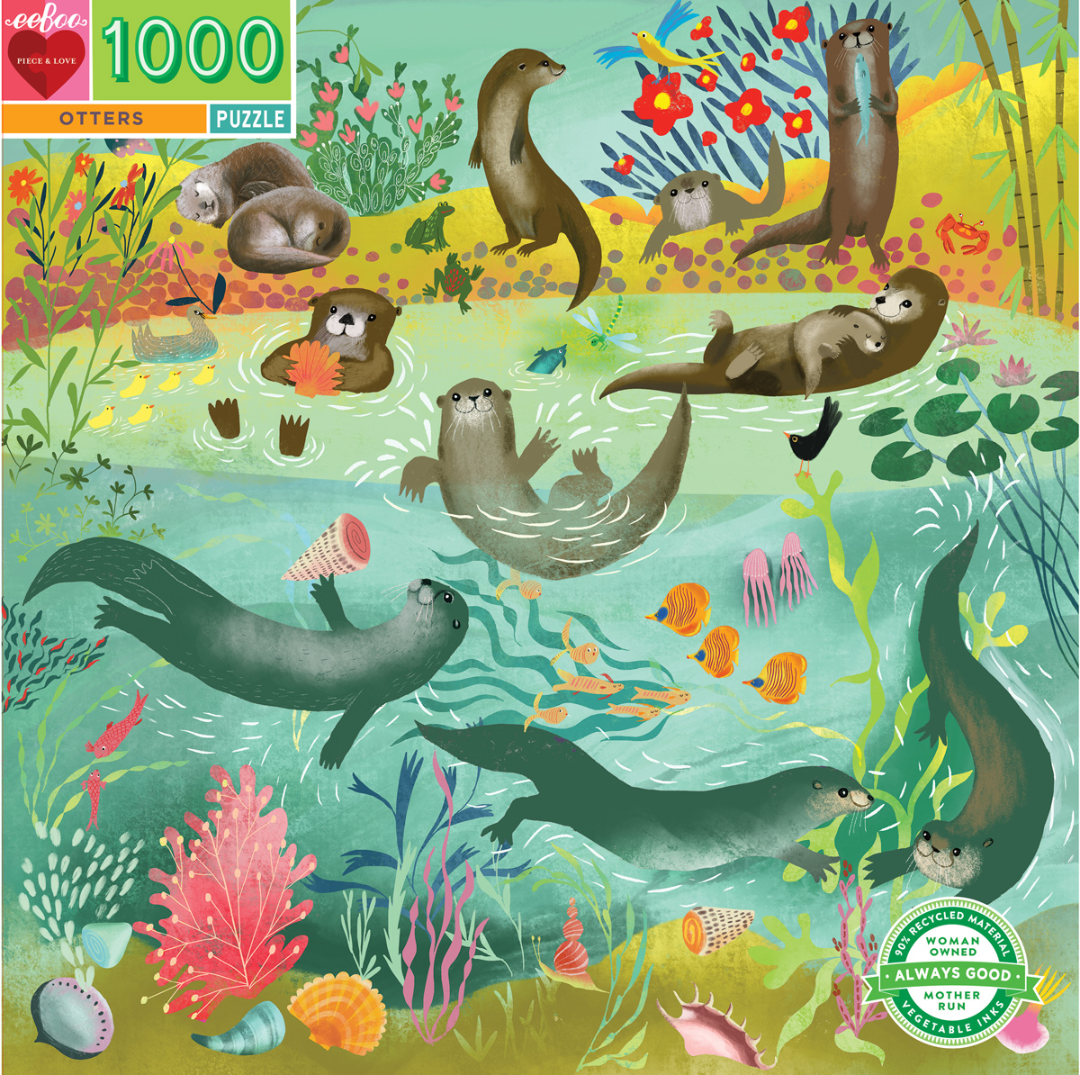 Otters Animals Jigsaw Puzzle