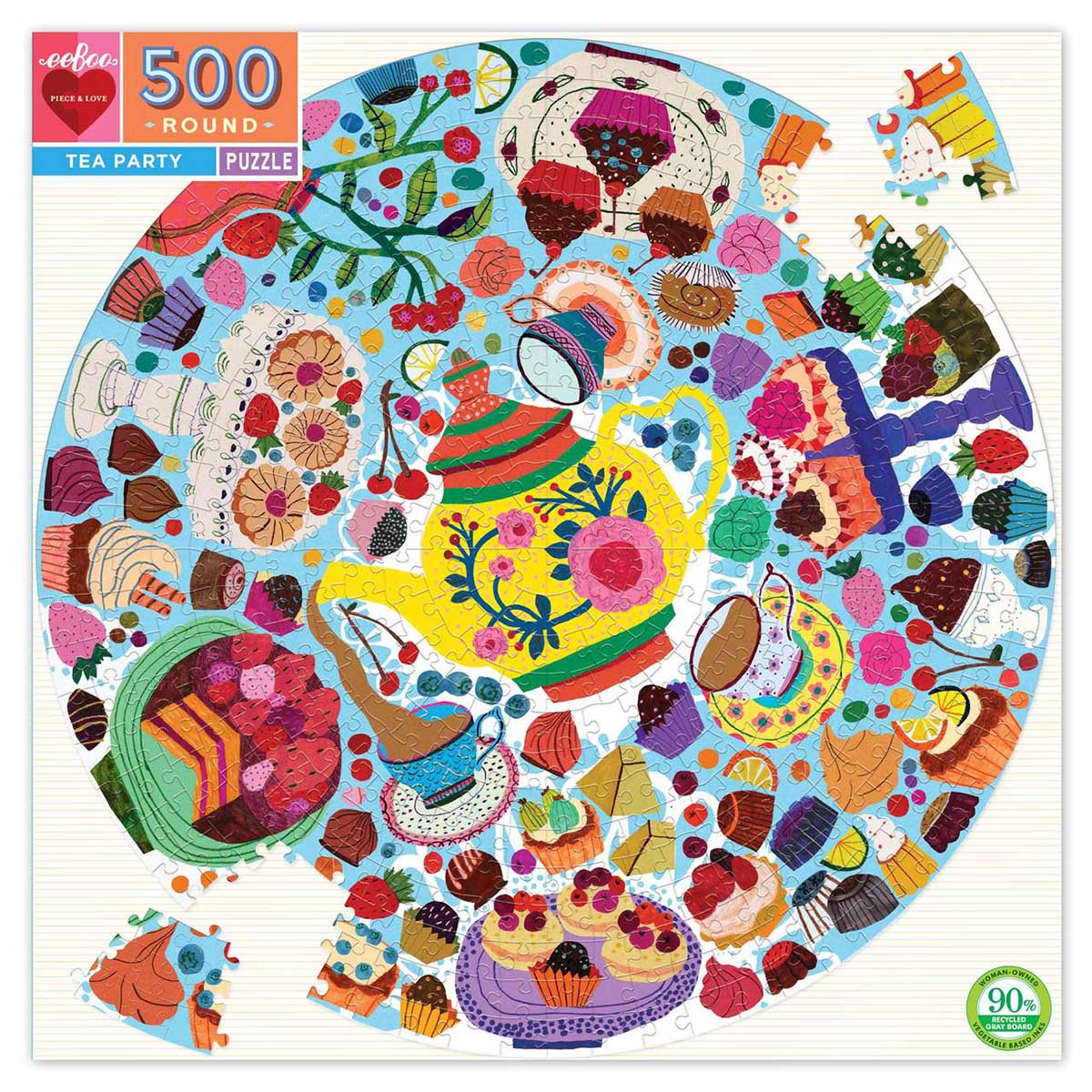 Tea Party Drinks & Adult Beverage Jigsaw Puzzle