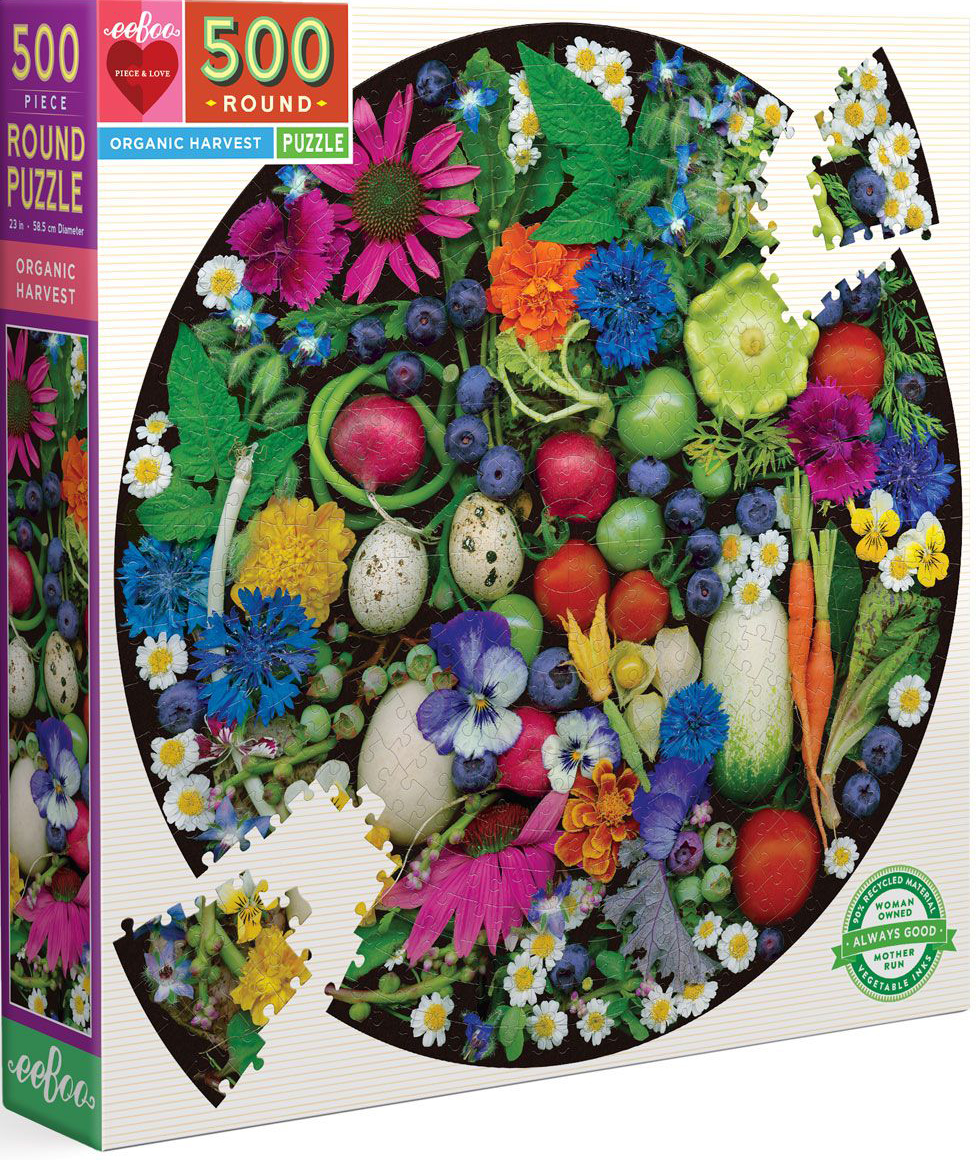 Organic Harvest Flower & Garden Jigsaw Puzzle