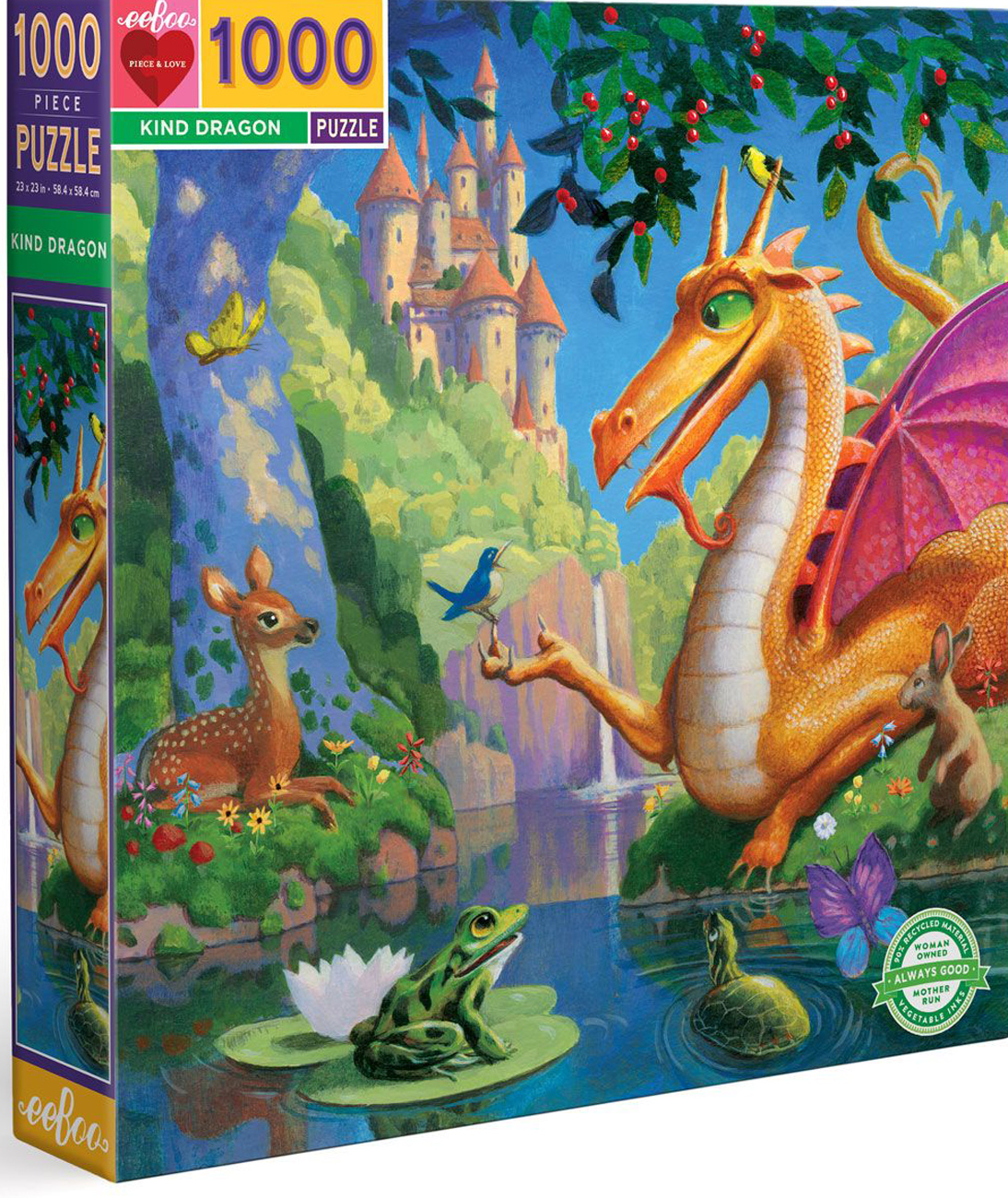 Kind Dragon Dragon Jigsaw Puzzle