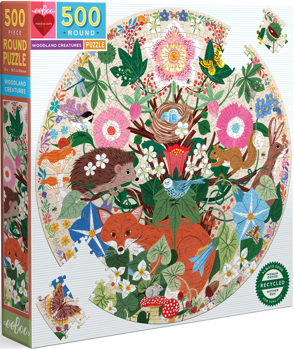 Woodland Creatures Forest Animal Jigsaw Puzzle