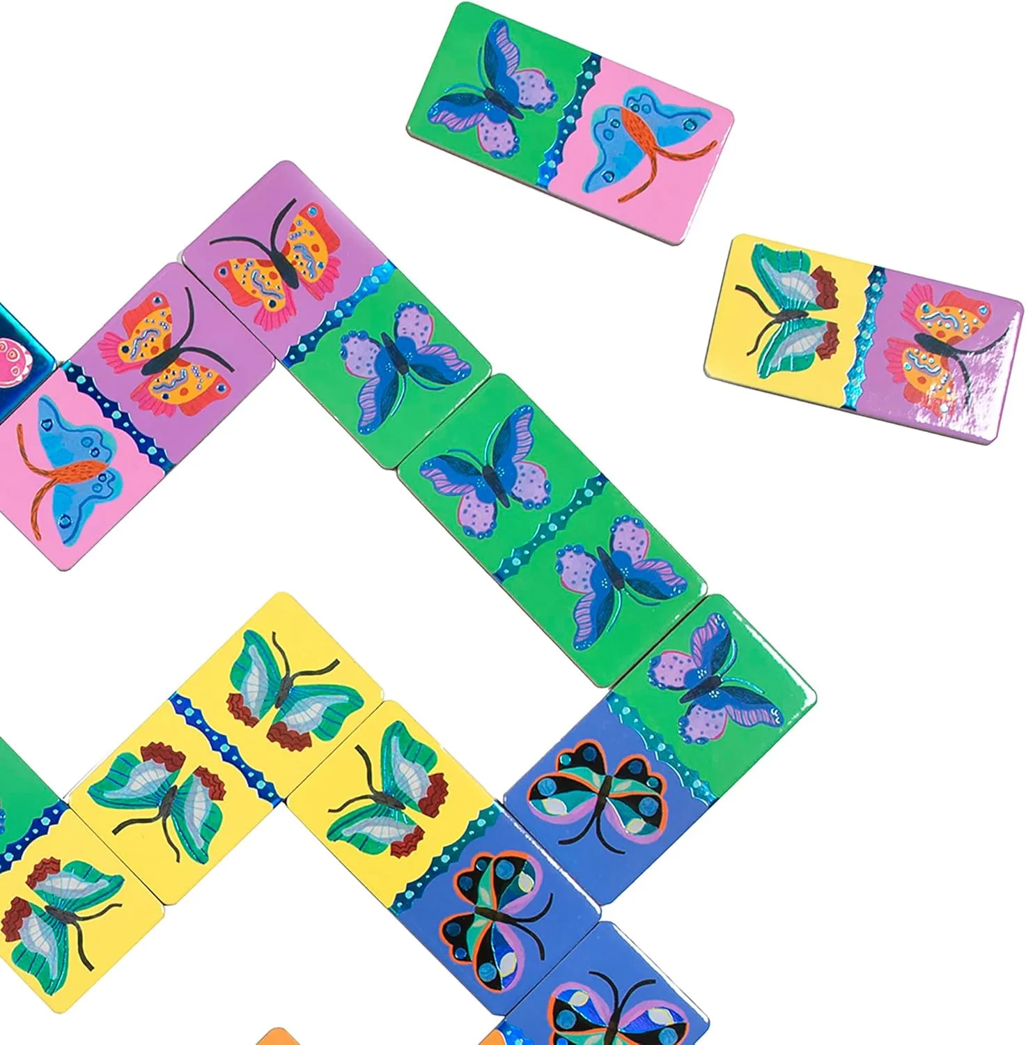 Giant Shiny Butterfly Dominoes