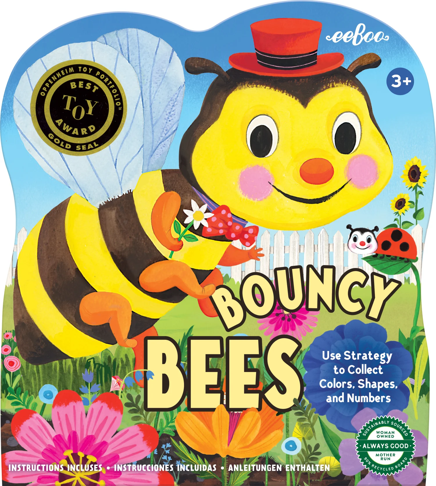 Bouncy Bees Shaped Game
