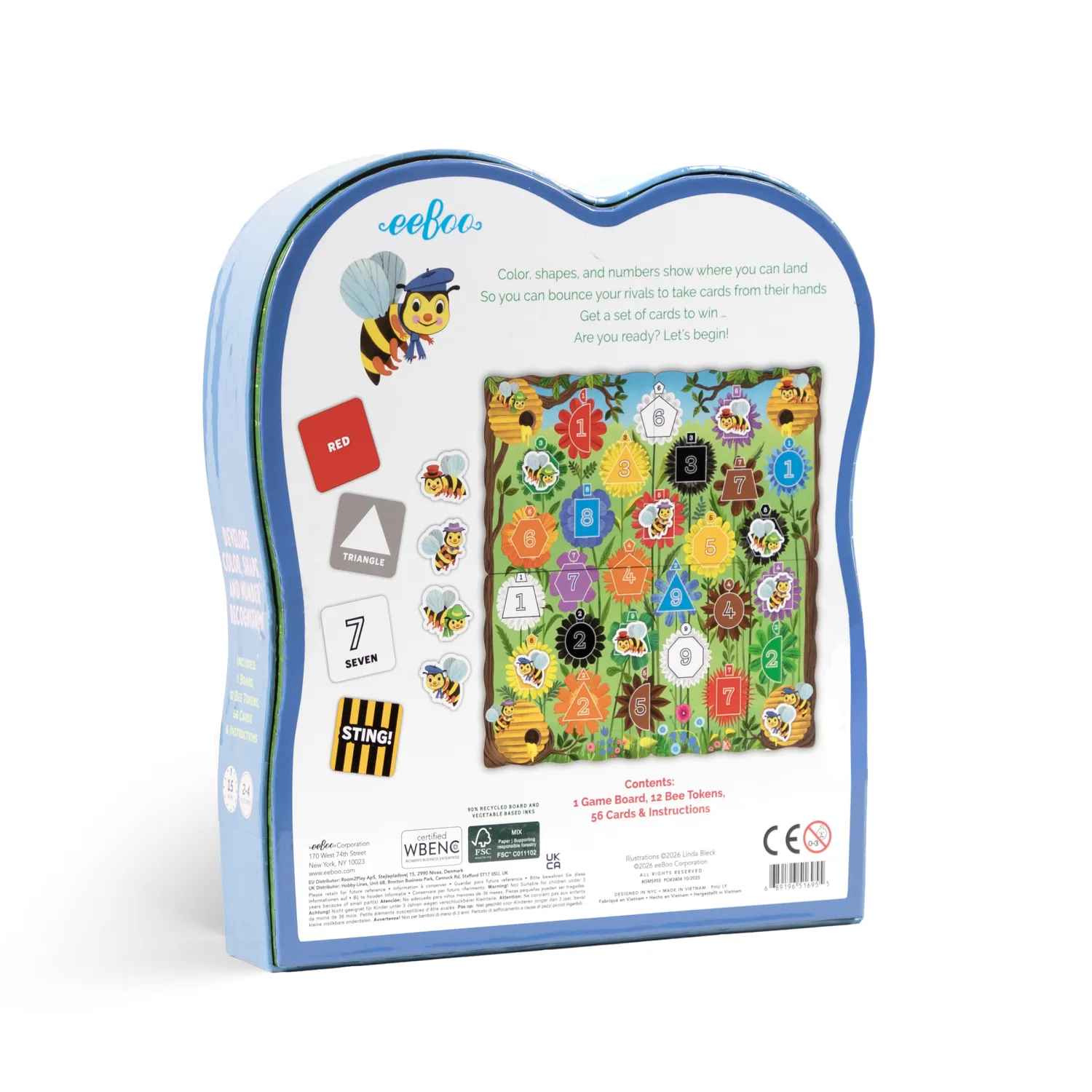 Bouncy Bees Shaped Game