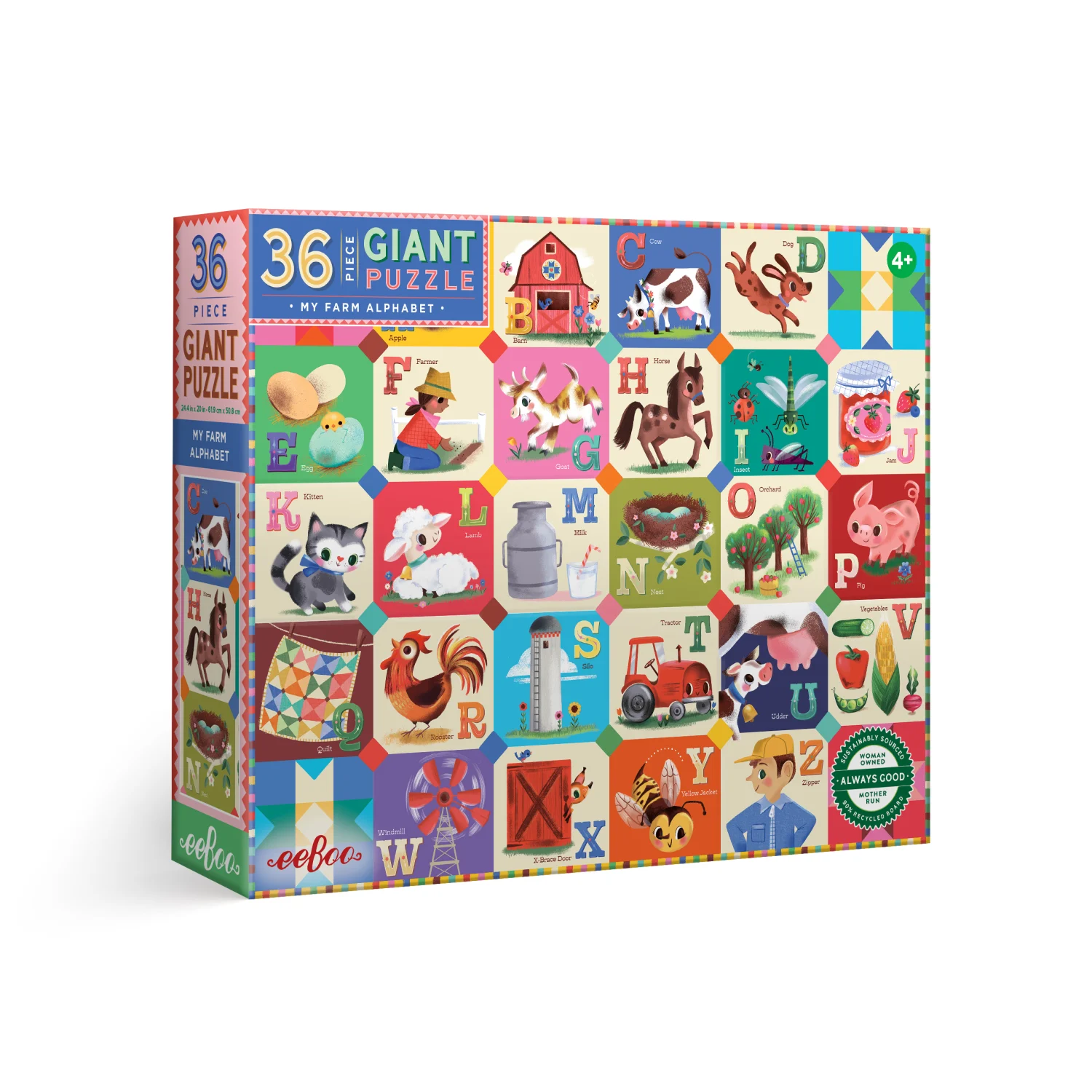My Farm Alphabet 36 Piece  Giant Puzzle