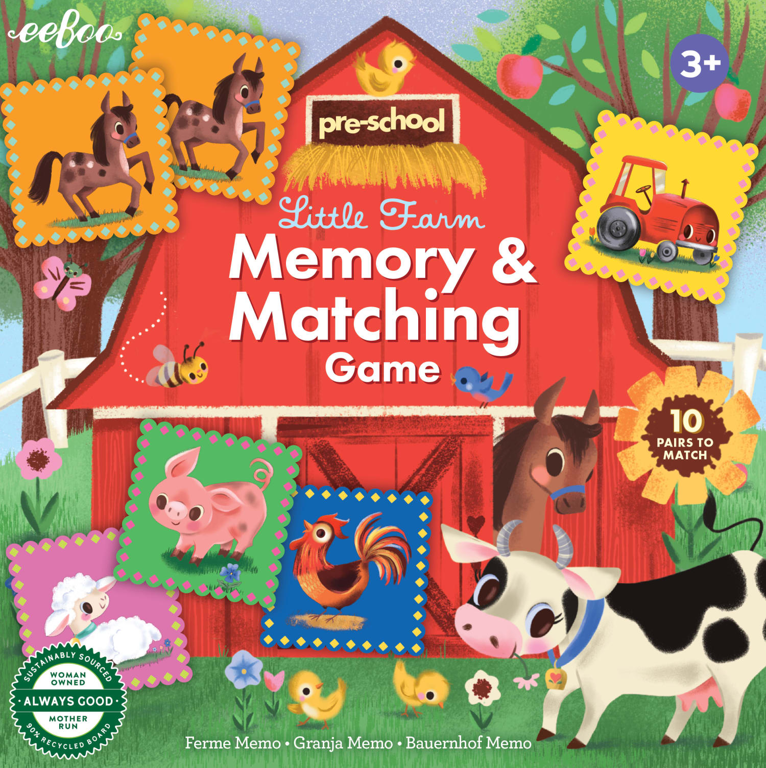 Pre-School Little Farm Matching Game