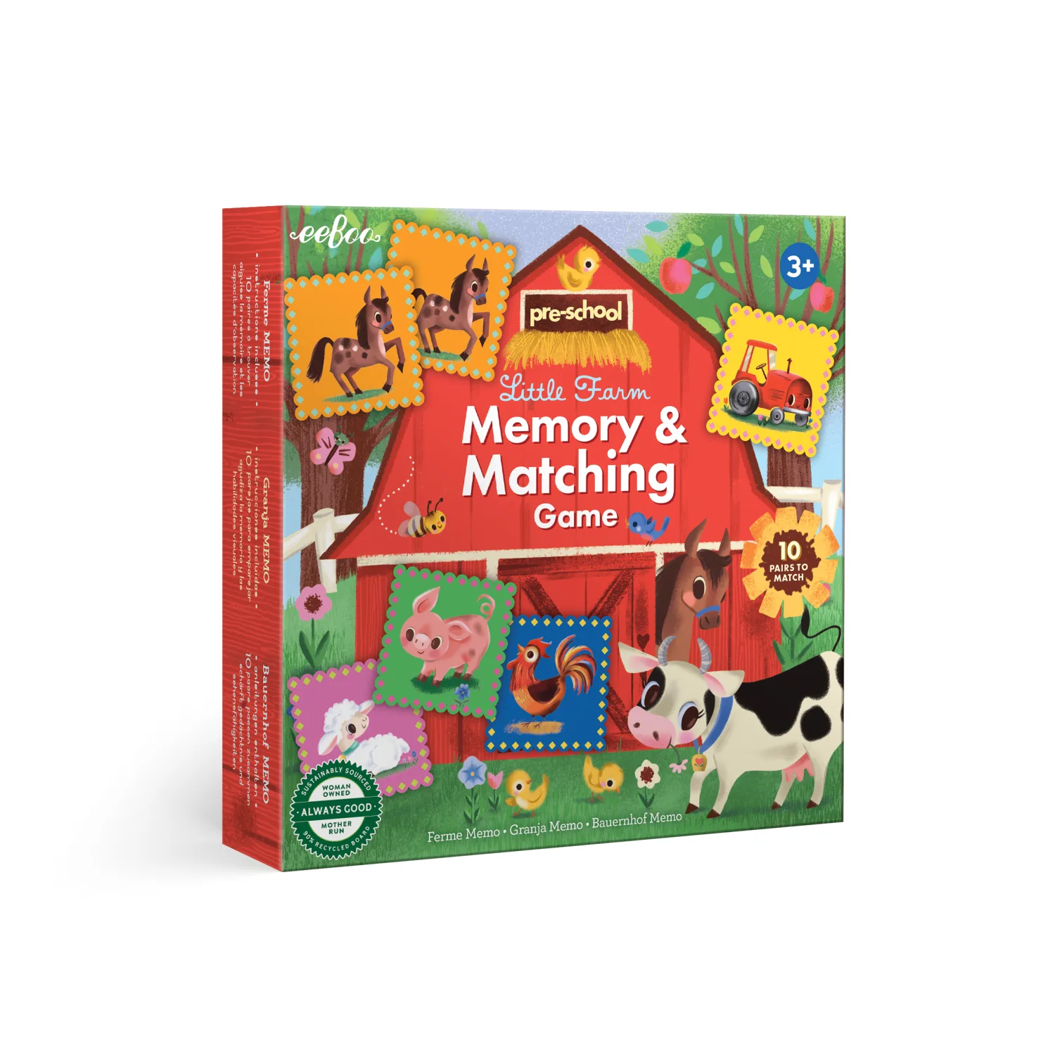 Pre-School Little Farm Matching Game