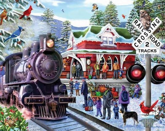 Train Ride Seek & Find Winter