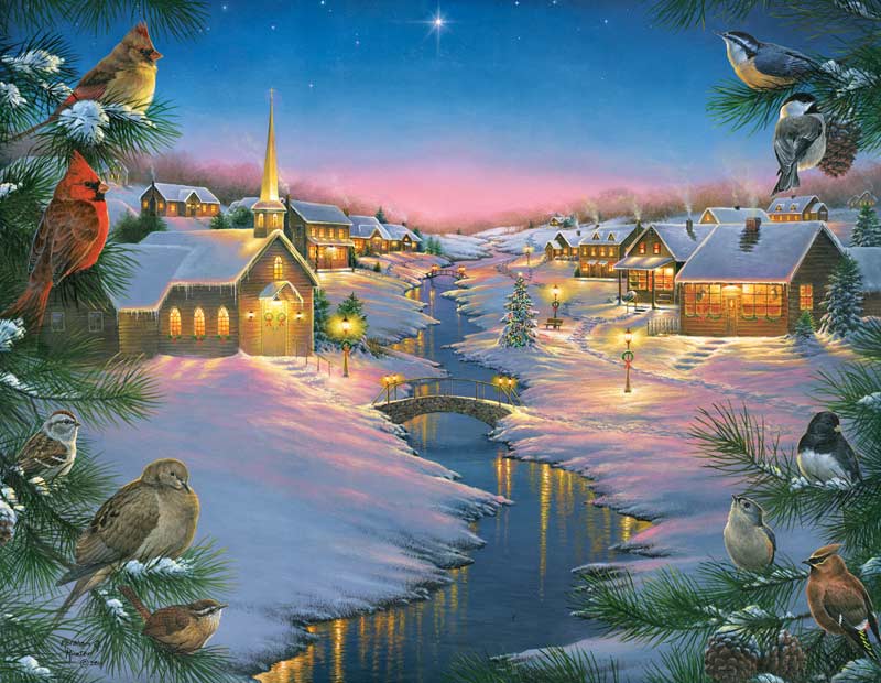 A Winter's Silent Night Winter Jigsaw Puzzle