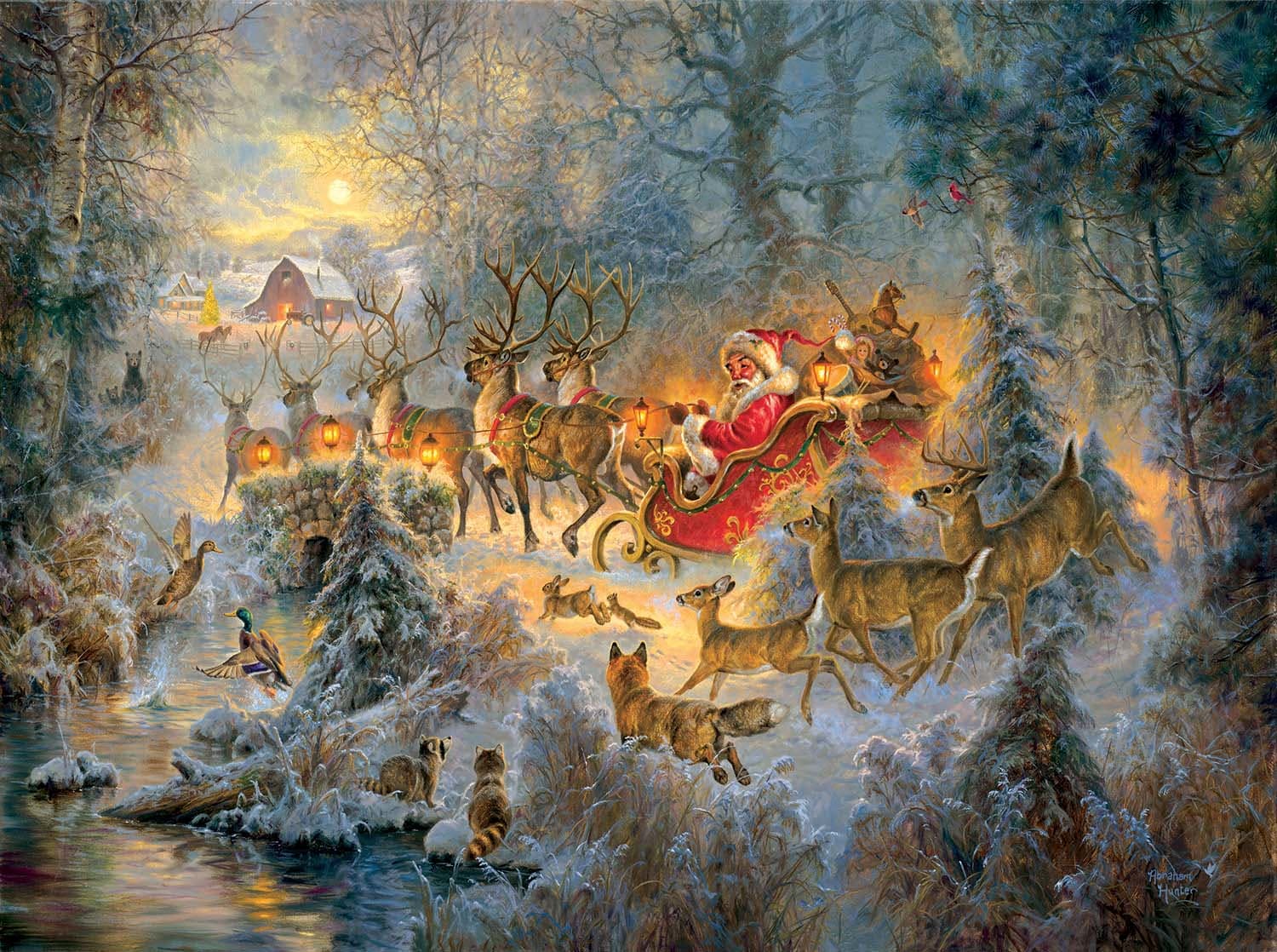Merry Christmas to All Forest Animal