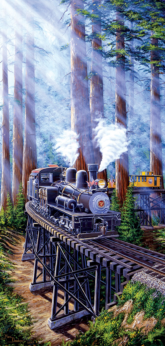 Redwood Sidewinder Train Jigsaw Puzzle