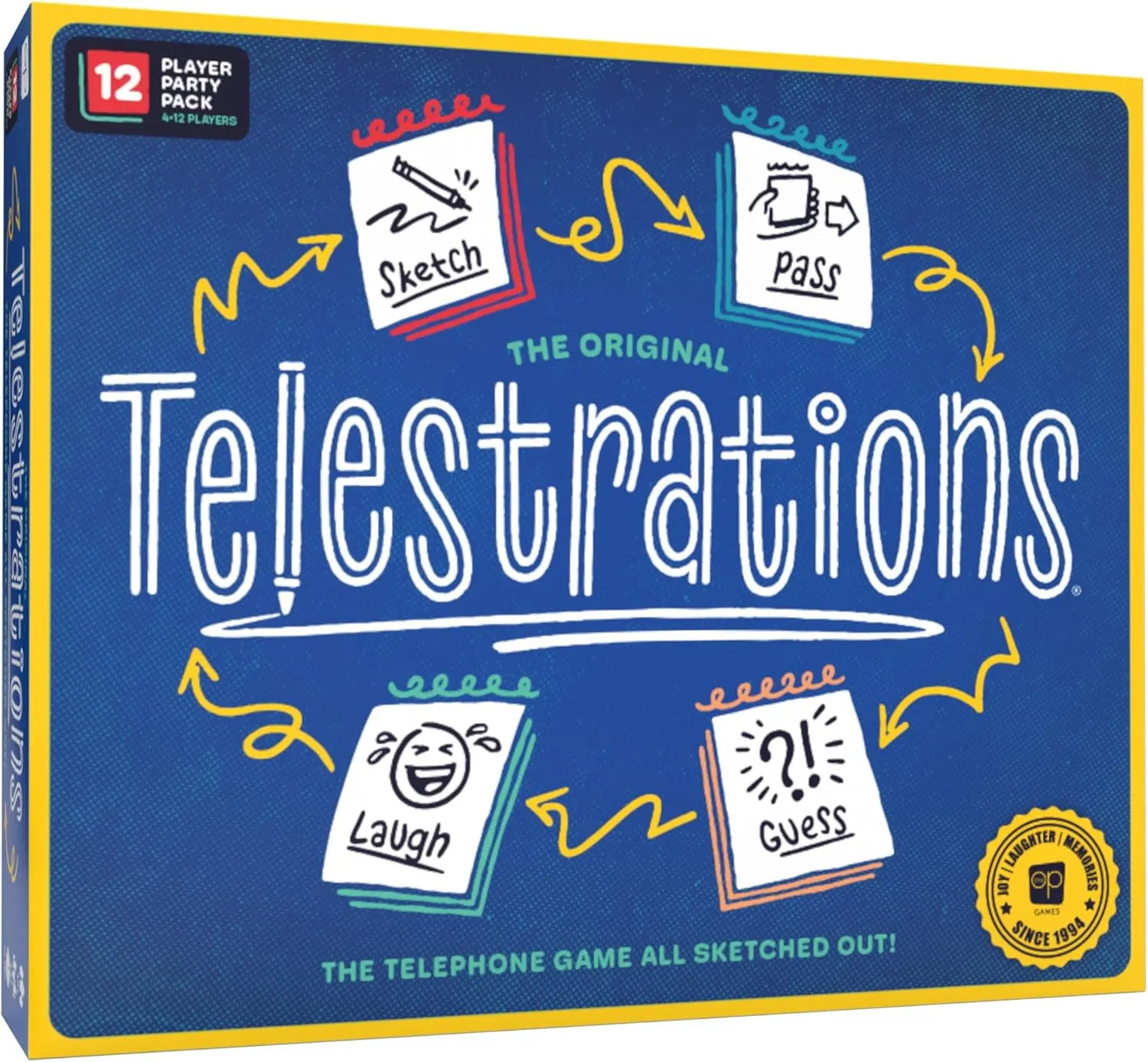 Telestrations 12 Player Party Pack (2025 Refresh)
