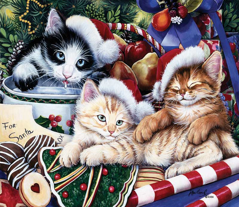Meowy Christmas Cats